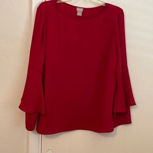 Chico’s Red blouse Size 2/Large